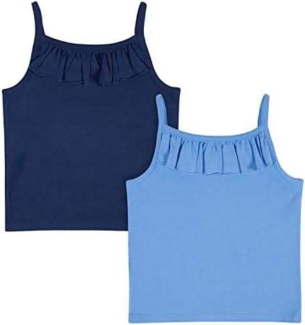 image:imageGerber Baby Girls 2Pack Sleeveless TopsBlue