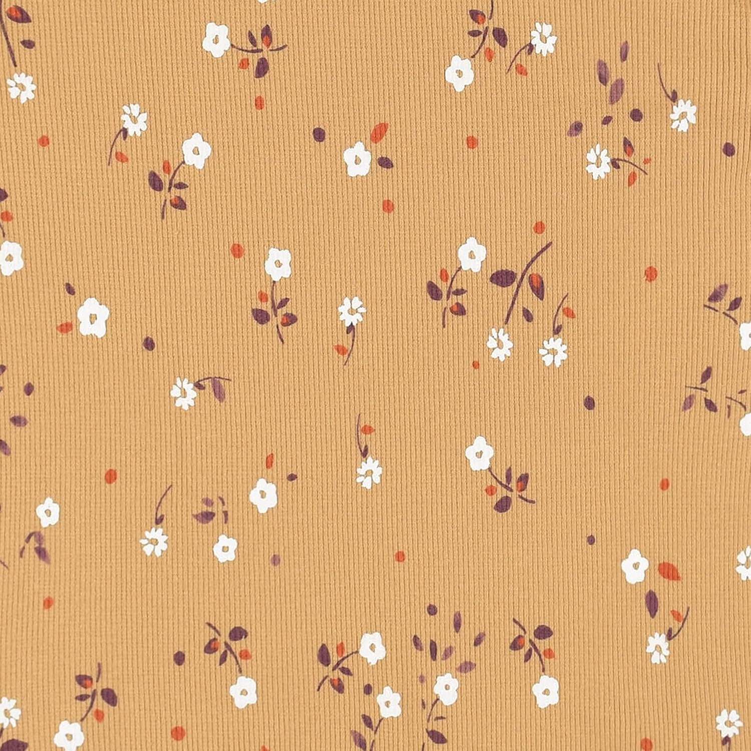 image:imageGerber Baby amp Toddler Girls 2Pack Double Ruffle Long Sleeve TopsShirtMustard Floral