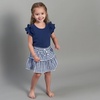 Gerber Baby Girls 2-Pack Sleeveless Tops(Blue/Light Blue)