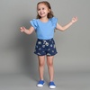 Gerber Baby Girls 2-Pack Sleeveless Tops(Blue/Light Blue)