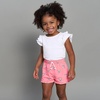 Gerber Baby Girls 2-Pack Sleeveless Tops(White/Pink)