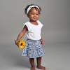Gerber Baby Girls 2-Pack Sleeveless Tops(White/Pink)