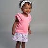 Gerber Baby Girls 2-Pack Sleeveless Tops(White/Pink)