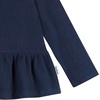 Gerber Baby Girls’ 3-Pack Long Sleeve Shirts(Navy  Oatmeal & Violet)
