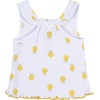 Gerber Baby Girls 3-Pack Racer Back Tank Tops(Blue Lemons)