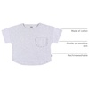 Gerber Baby Girls’ 3-Pack Short Sleeve Tees(Flower)