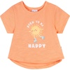Gerber Baby Girls’ 3-Pack Short Sleeve Tees(Peach  Green and Yellow)