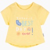 Gerber Baby Girls’ 3-Pack Short Sleeve Tees(Peach  Green and Yellow)
