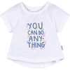Gerber Baby Girls’ 3-Pack Short Sleeve Tees(Pink  Blue and White)