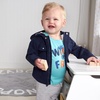 Gerber Baby Hooded Cotton Twill Utility Jacket (Infant Toddler)(Navy)