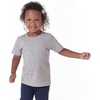 Gerber Baby & Toddler 5-Pack Solid Short Sleeve T-Shirts Jersey 160 GSM(Heather Grey)