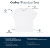 Gerber Baby & Toddler 5-Pack Solid Short Sleeve T-Shirts Jersey 160 GSM(Mauve Pink)