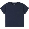Gerber Baby & Toddler 5-Pack Solid Short Sleeve T-Shirts Jersey 160 GSM(Navy)