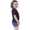 Gerber Baby & Toddler 5-Pack Solid Short Sleeve T-Shirts Jersey 160 GSM(Navy)