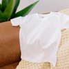 Gerber Baby & Toddler 5-Pack Solid Short Sleeve T-Shirts Jersey 160 GSM(White)