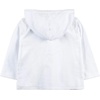 Gerber Baby & Toddler Boys & Girls Hooded Kangaroo Pocket Terry Cover Up(White)