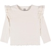 Gerber Baby & Toddler Girls 2-Pack Double Ruffle Long Sleeve TopsShirt(Mustard Floral)
