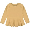 Gerber Baby & Toddler Girls 2-Pack Peplum Waist Tops(Mustard Floral)