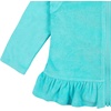 Gerber Baby & Toddler Girls Zipper Hoodie Terry Swimsuit Cover Up(Aqua)