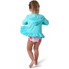 Gerber Baby & Toddler Girls Zipper Hoodie Terry Swimsuit Cover Up(Aqua)