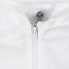 Gerber Baby & Toddler Girls Zipper Hoodie Terry Swimsuit Cover Up(White)