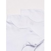 Gerber baby-girls 3-pack Short-sleeve Side-snap Shirt(White)