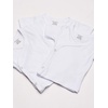 Gerber baby-girls 3-pack Short-sleeve Side-snap Shirt(White)