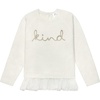 Gerber Baby & Toddler Girls Sweater with Tulle Trim(White)