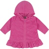 Gerber Baby & Toddler Girls Zipper Hoodie Terry Swimsuit Cover Up(Pink)