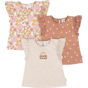 Gerber Baby Girls’ 3-Pack Short Sleeve Tees(Good Times)
