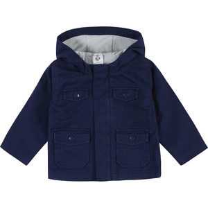 Gerber Baby Hooded Cotton Twill Utility Jacket (Infant Toddler)(Navy)