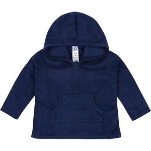 Gerber Baby & Toddler Boys & Girls Hooded Kangaroo Pocket Terry Cover Up(Navy)
