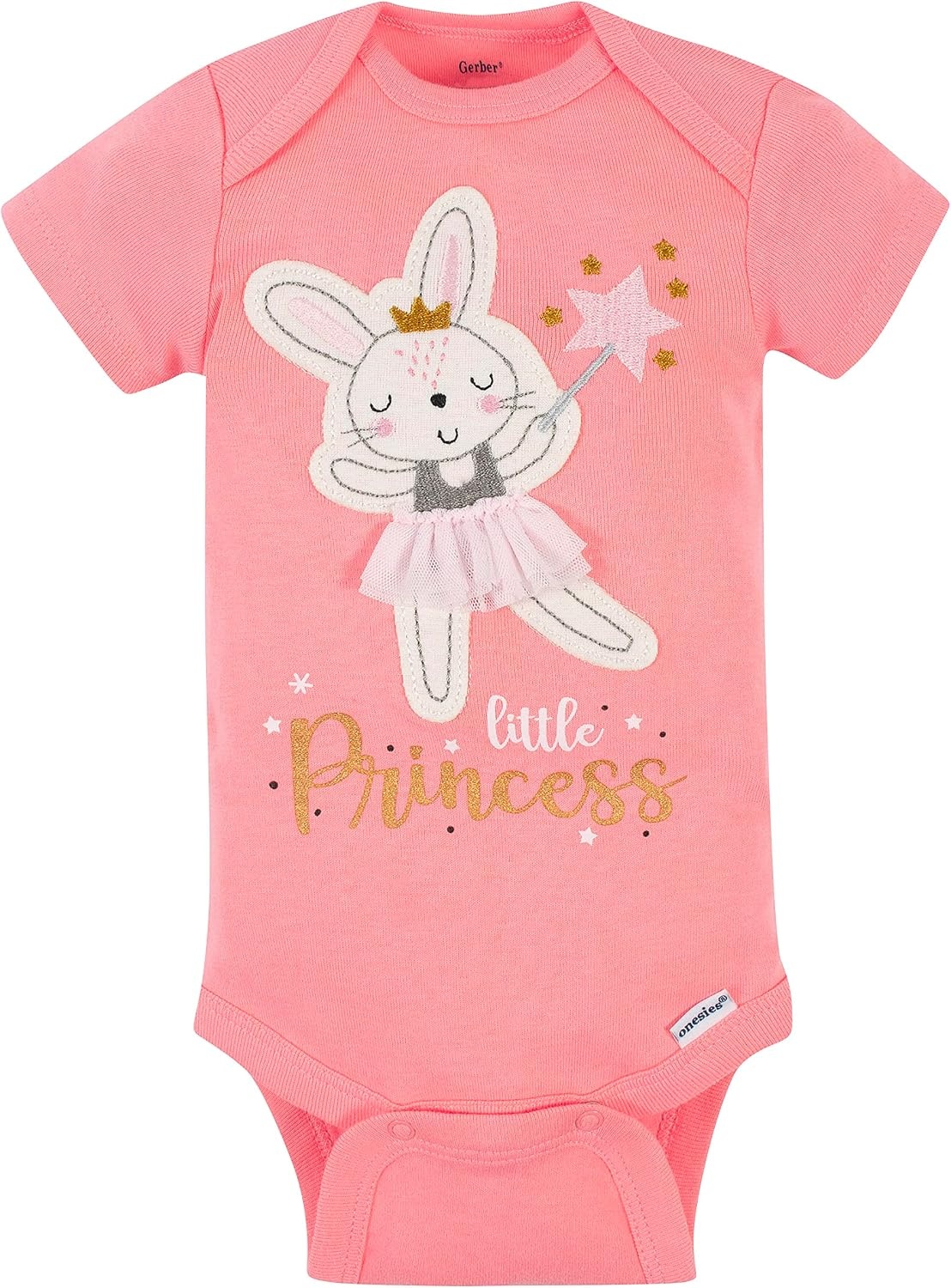 image:imageGERBER Baby Girls 5Pack Variety Onesies Bodysuits Newborn Little Princess Ballerina