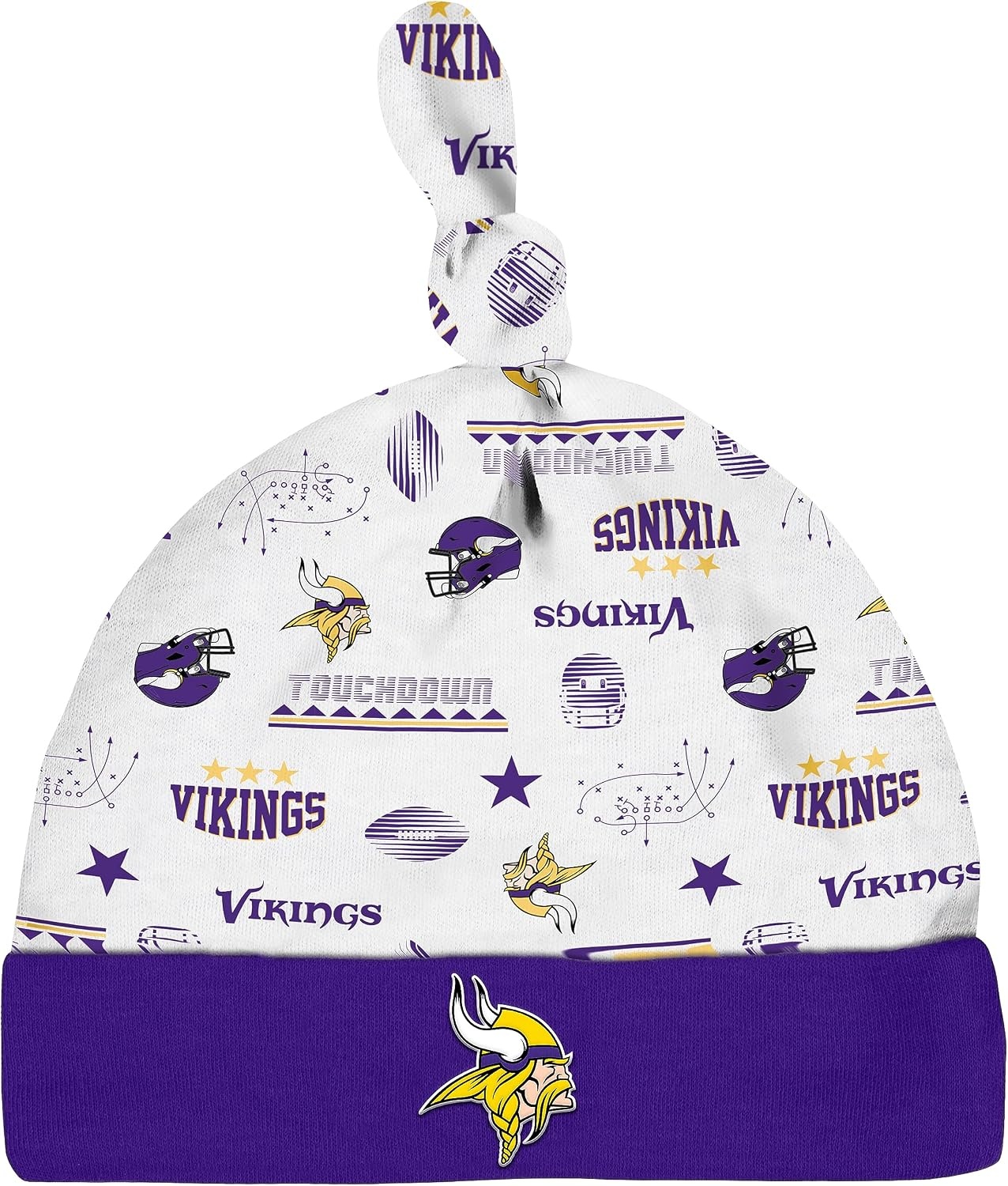 image:imageGerber NFL Baby 3Piece Footed Sleep and Play and Bodysuit Gift SetMinnesota Vikings