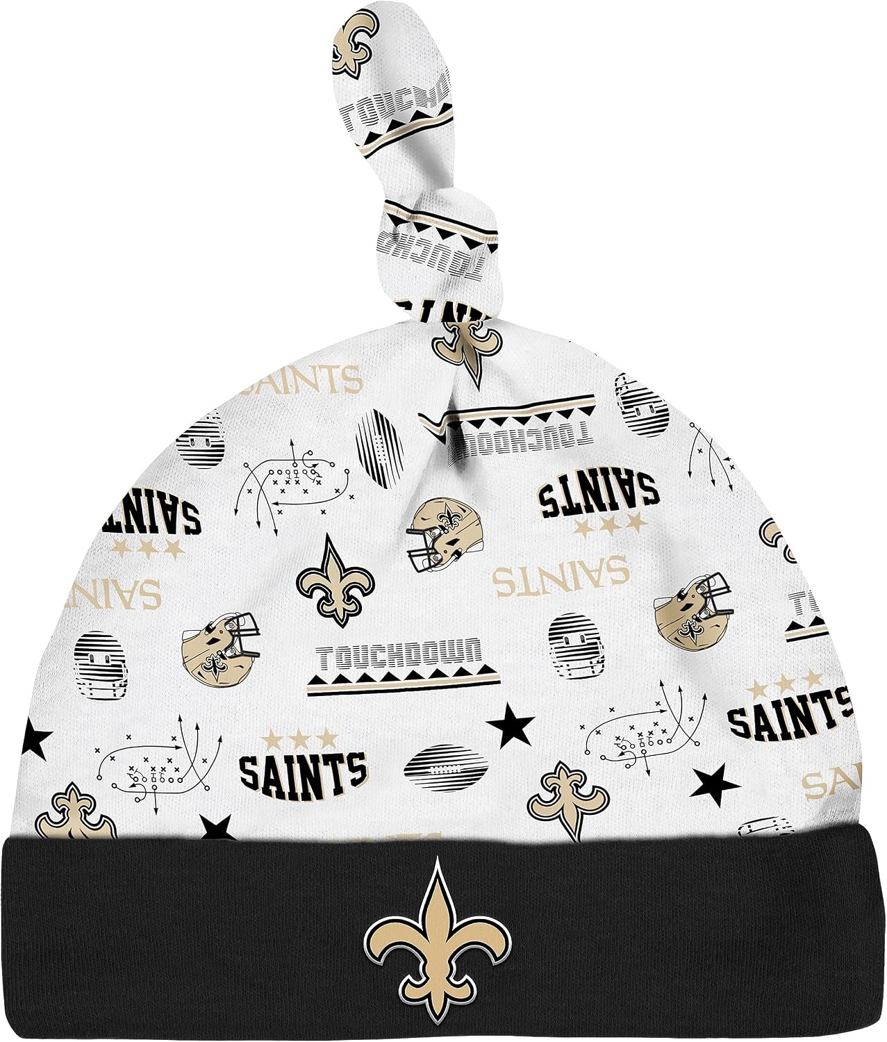 image:imageGerber NFL Baby 3Piece Footed Sleep and Play and Bodysuit Gift SetNew Orlean Saints