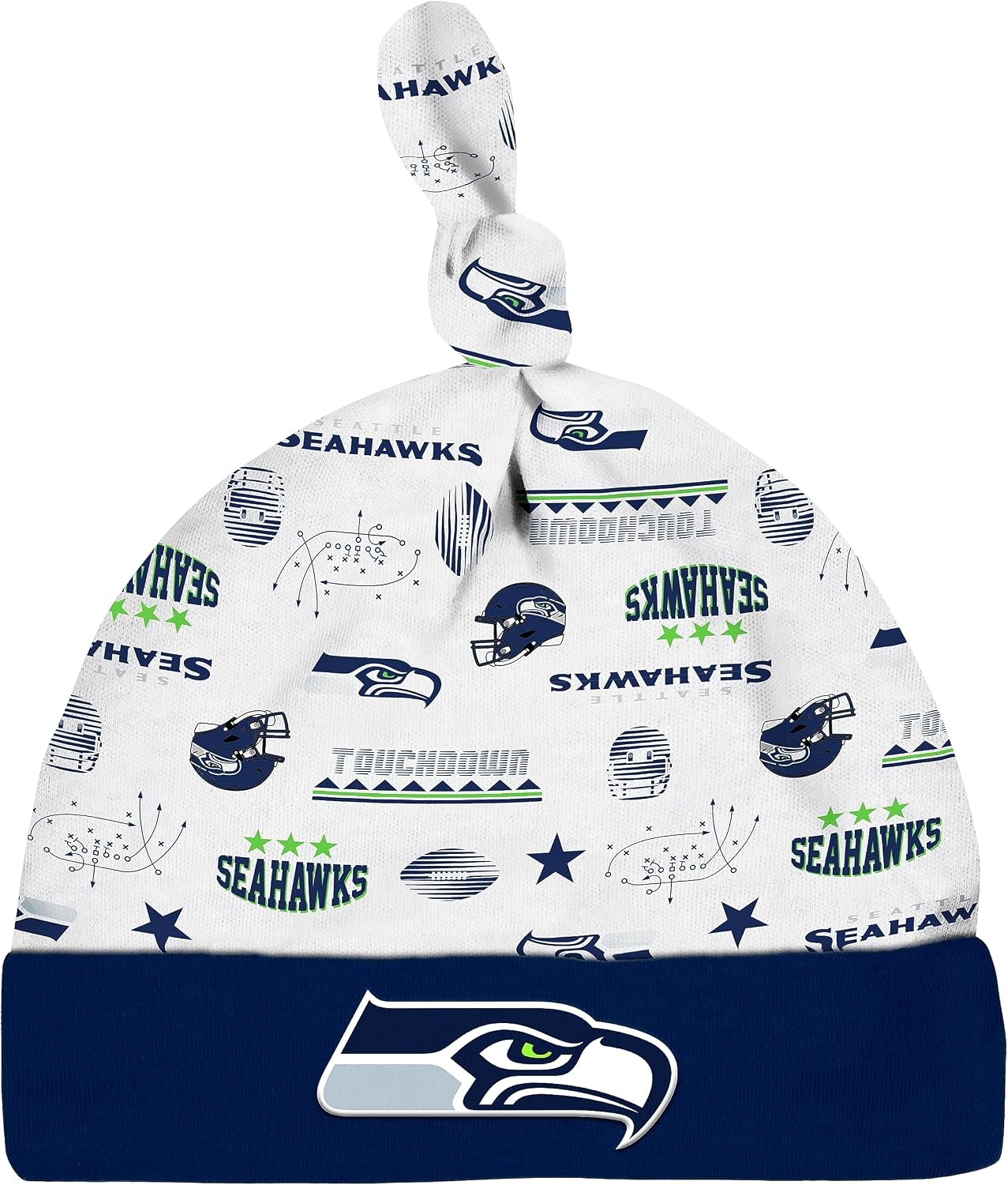 image:imageGerber NFL Baby 3Piece Footed Sleep and Play and Bodysuit Gift SetSeattle Seahawks