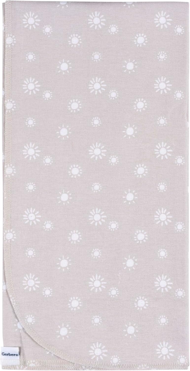 image:imageGerber Unisex Baby 100 Cotton Flannel Receiving Blankets 30x30 Inches Pack of 4 Animal Geo Girl One SizeBoho Rainbow
