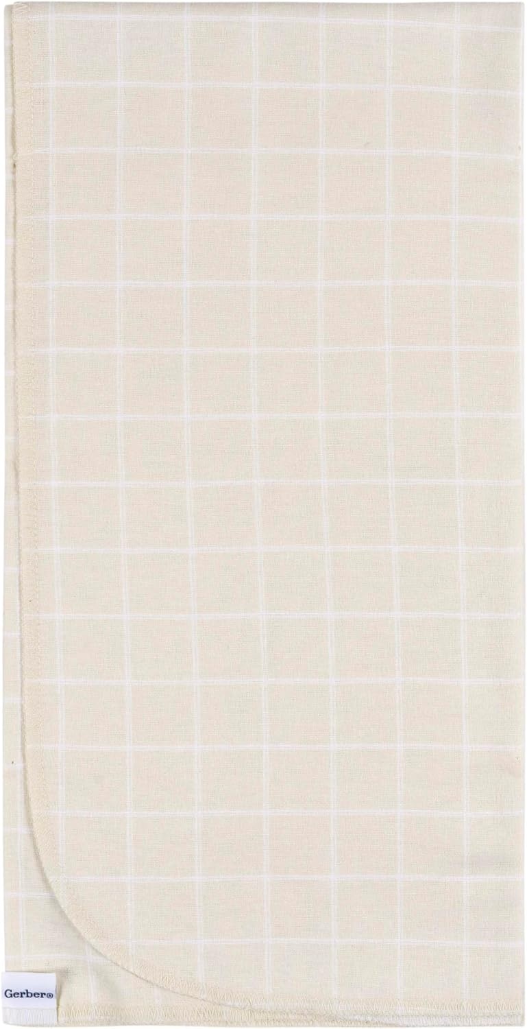 image:imageGerber Unisex Baby 100 Cotton Flannel Receiving Blankets 30x30 Inches Pack of 4 Animal Geo Girl One SizeRetro Floral